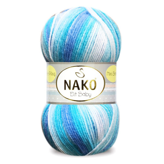 Nako Elit Baby Mini Batik 32455 yarn by YarnPark