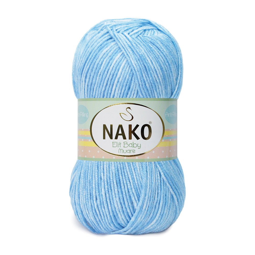 Nako Elit Baby Muare 31706 yarn by YarnPark