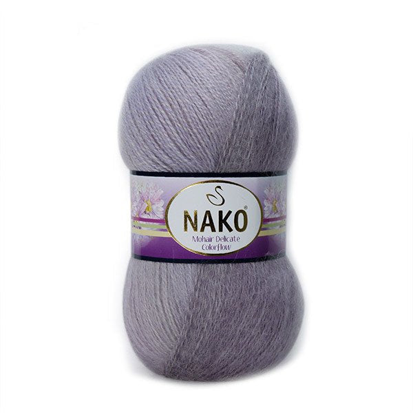 Nako Mohair Delicate Colorflow 28082 yarn by YarnPark