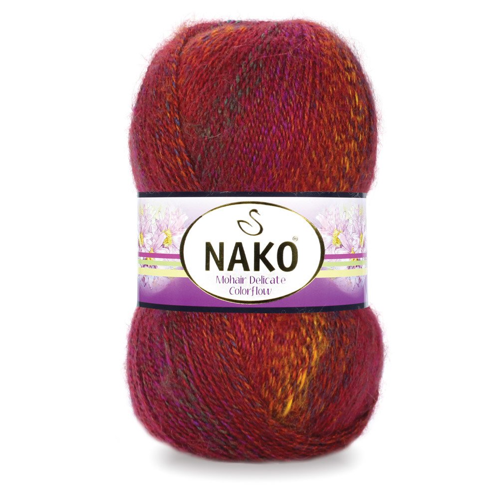 Nako Mohair Delicate Colorflow 7131 yarn by YarnPark