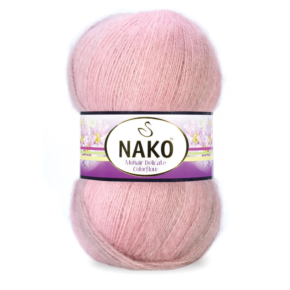 Nako Mohair Delicate Colorflow 76056 yarn by YarnPark
