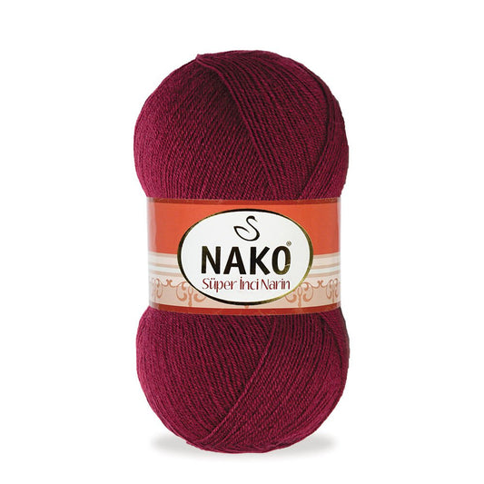 Nako Super Inci Narin 999 yarn by YarnPark