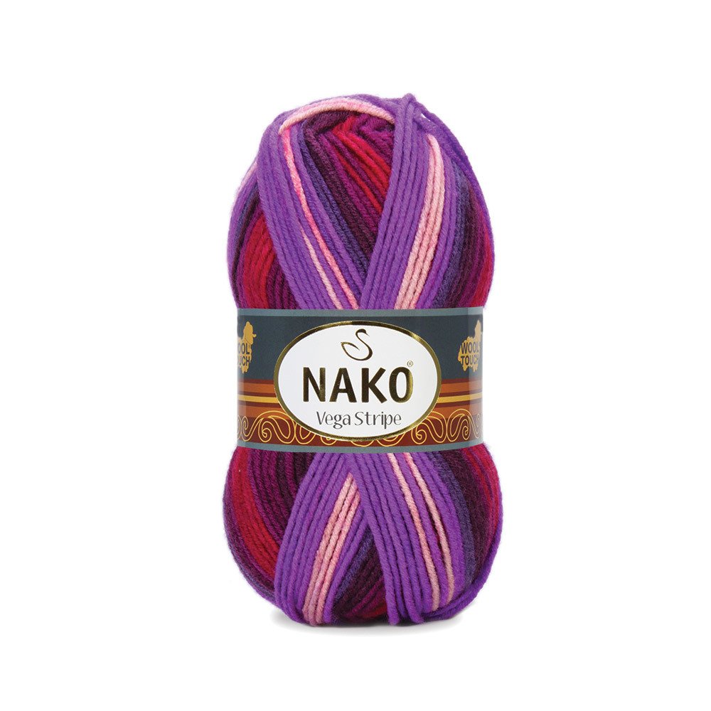 Nako Vega Stripe 82412 yarn by YarnPark