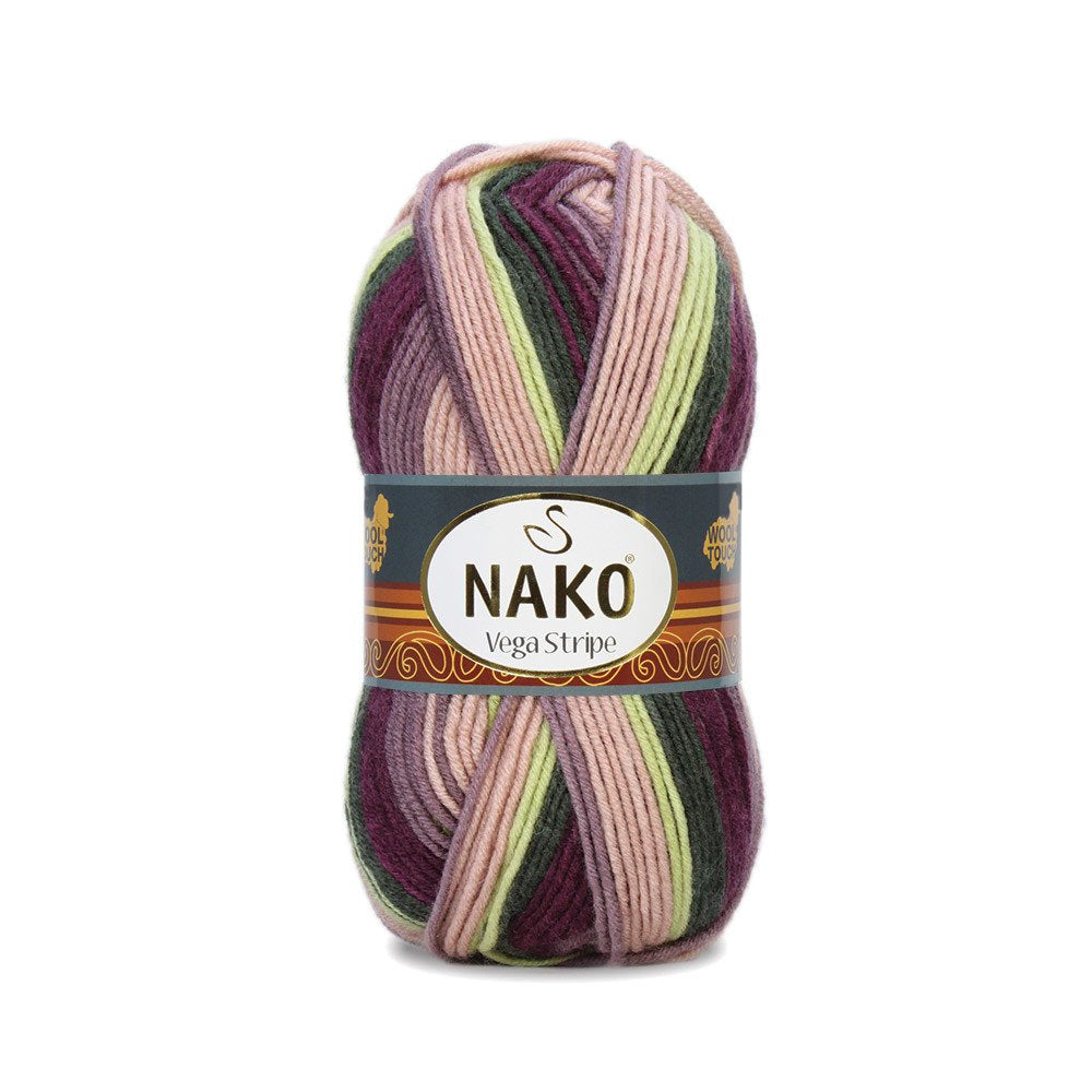 Nako Vega Stripe 82414 yarn by YarnPark