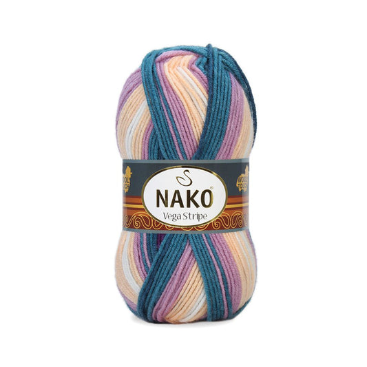 Nako Vega Stripe 82416 yarn by YarnPark