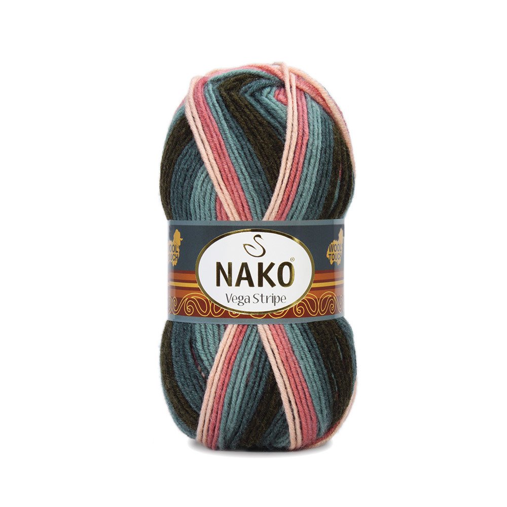 Nako Vega Stripe 82418 yarn by YarnPark