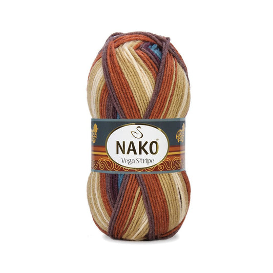 Nako Vega Stripe 82420 yarn by YarnPark