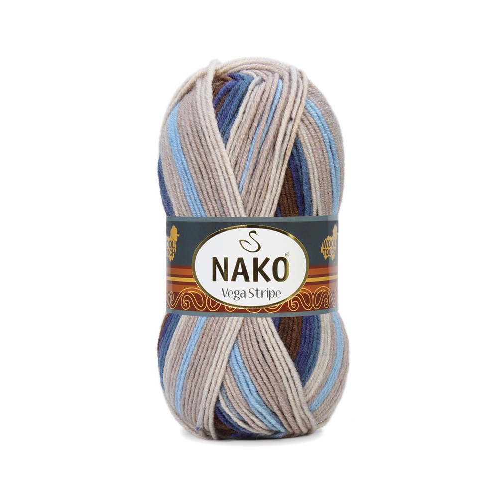 Nako Vega Stripe 82422 yarn by YarnPark