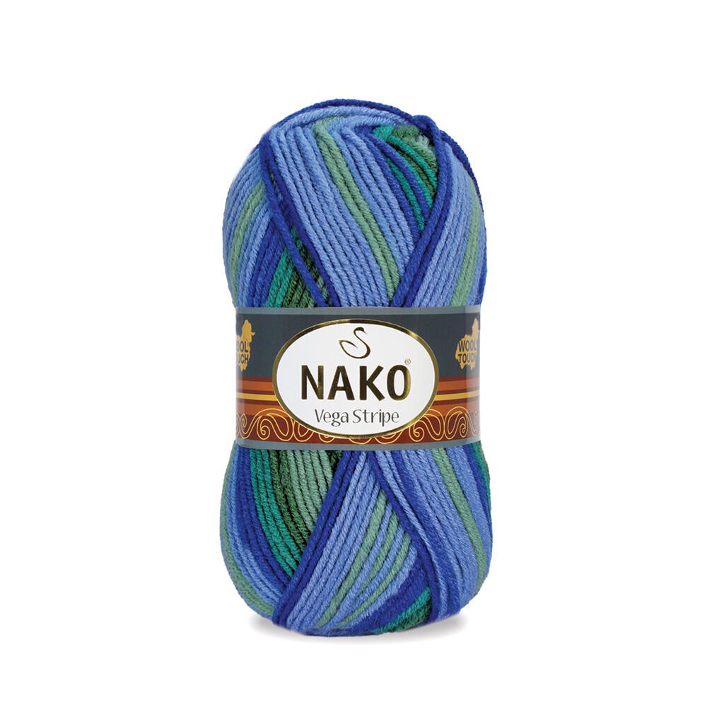 Nako Vega Stripe 83600 yarn by YarnPark