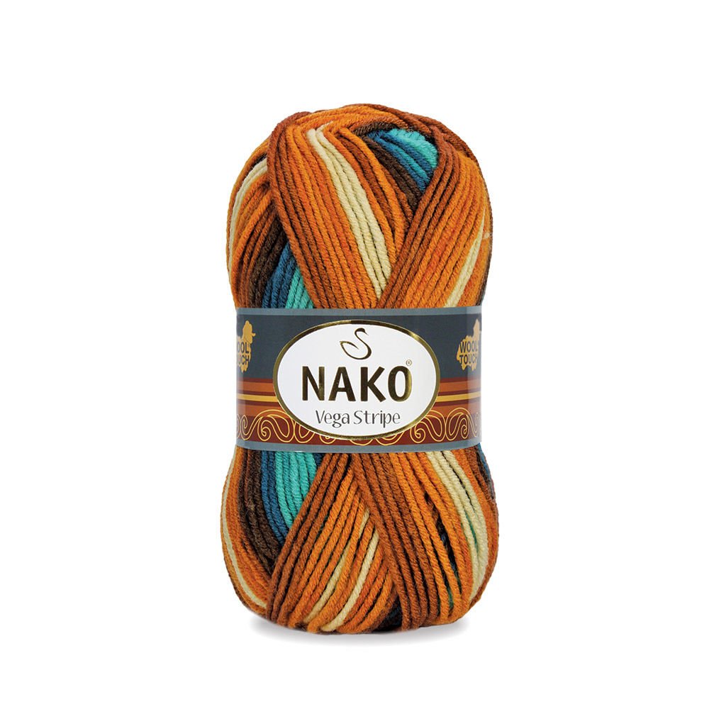 Nako Vega Stripe 83601 yarn by YarnPark