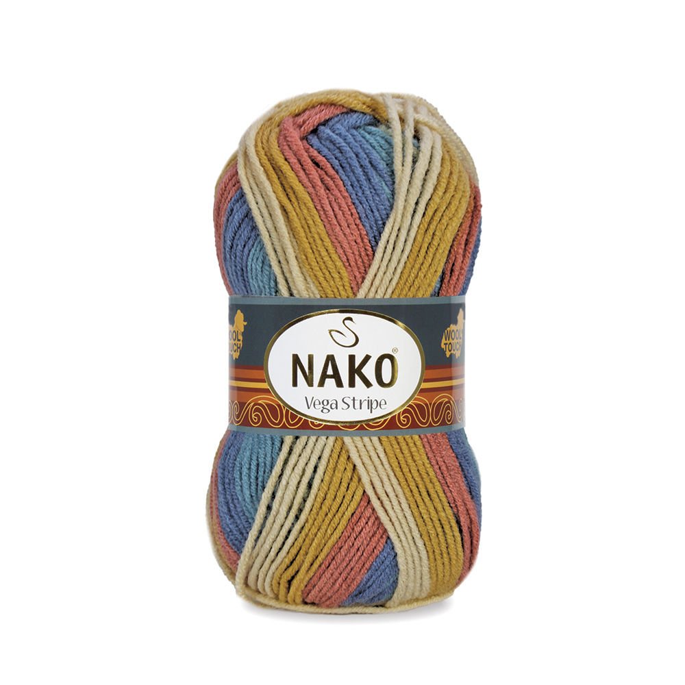 Nako Vega Stripe 83602 yarn by YarnPark