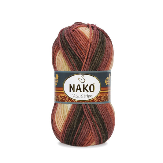 Nako Vega Stripe 83604 yarn by YarnPark