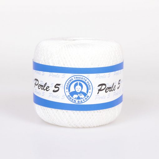 Madame Tricote Paris Perle 5 0000 Cotton Thread by YarnPark