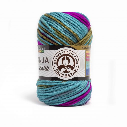 Madame Tricote Paris Tanja Batik 501 Multicolor Yarn by YarnPark
