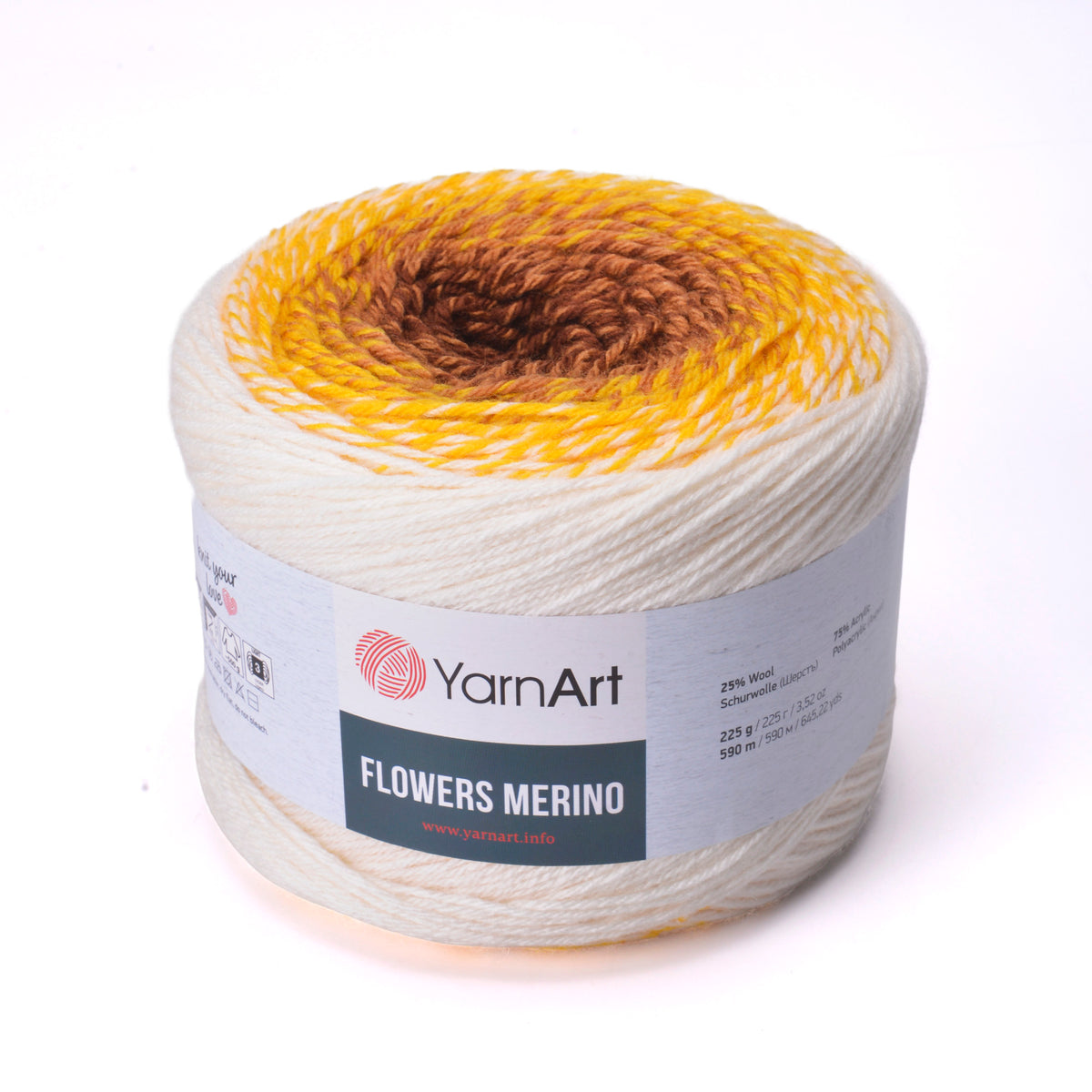 YarnArt Flowers Merino 555