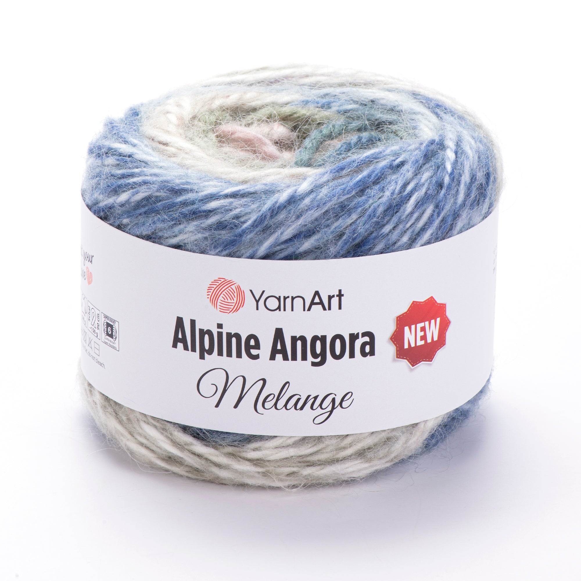 YarnArt Alpine Angora Melange New 6408 yarn by YarnPark