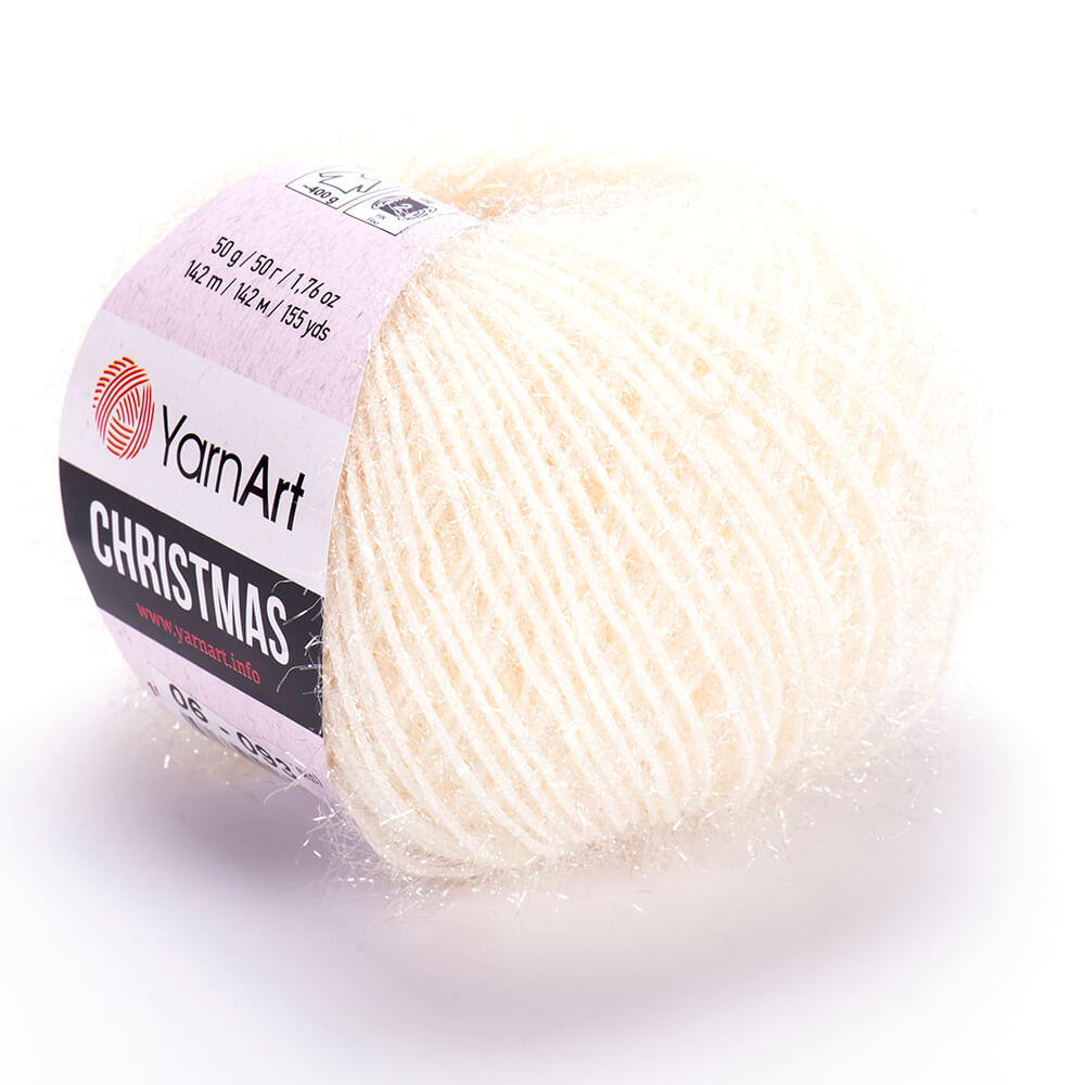 YarnArt Christmas 06 - Shimmery, Fluffy Yarn for Festive Designs