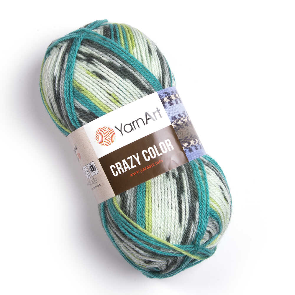 YarnArt Crazy Color 166 yarn by YarnPark