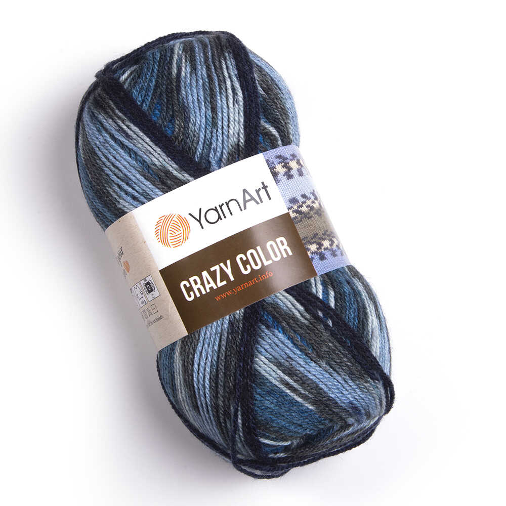 YarnArt Crazy Color 174 yarn by YarnPark