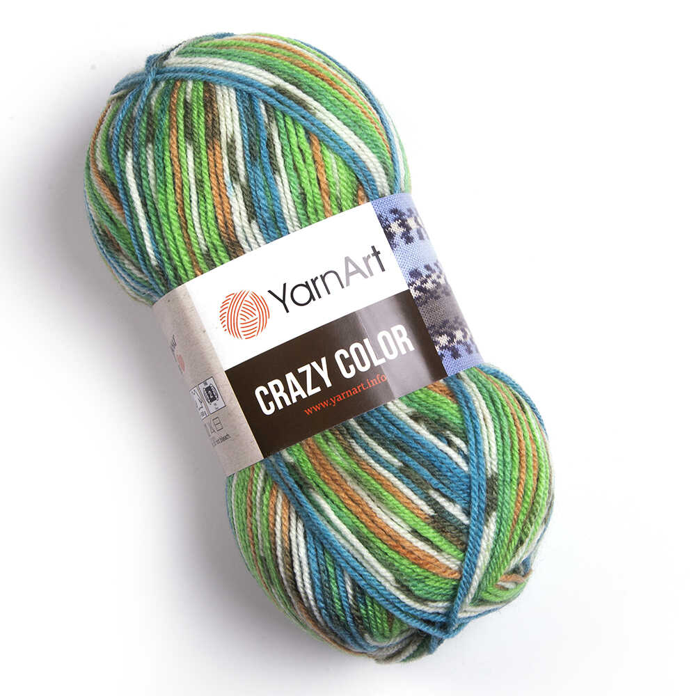 YarnArt Crazy Color 177 yarn by YarnPark