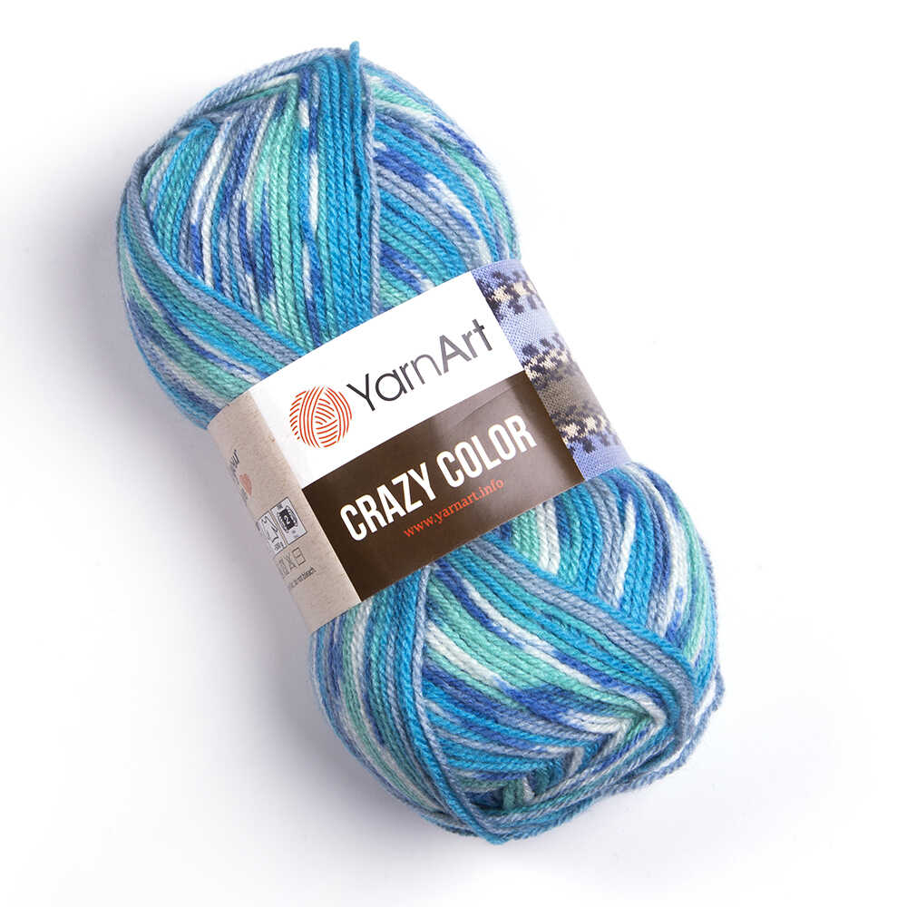 YarnArt Crazy Color 98 yarn by YarnPark
