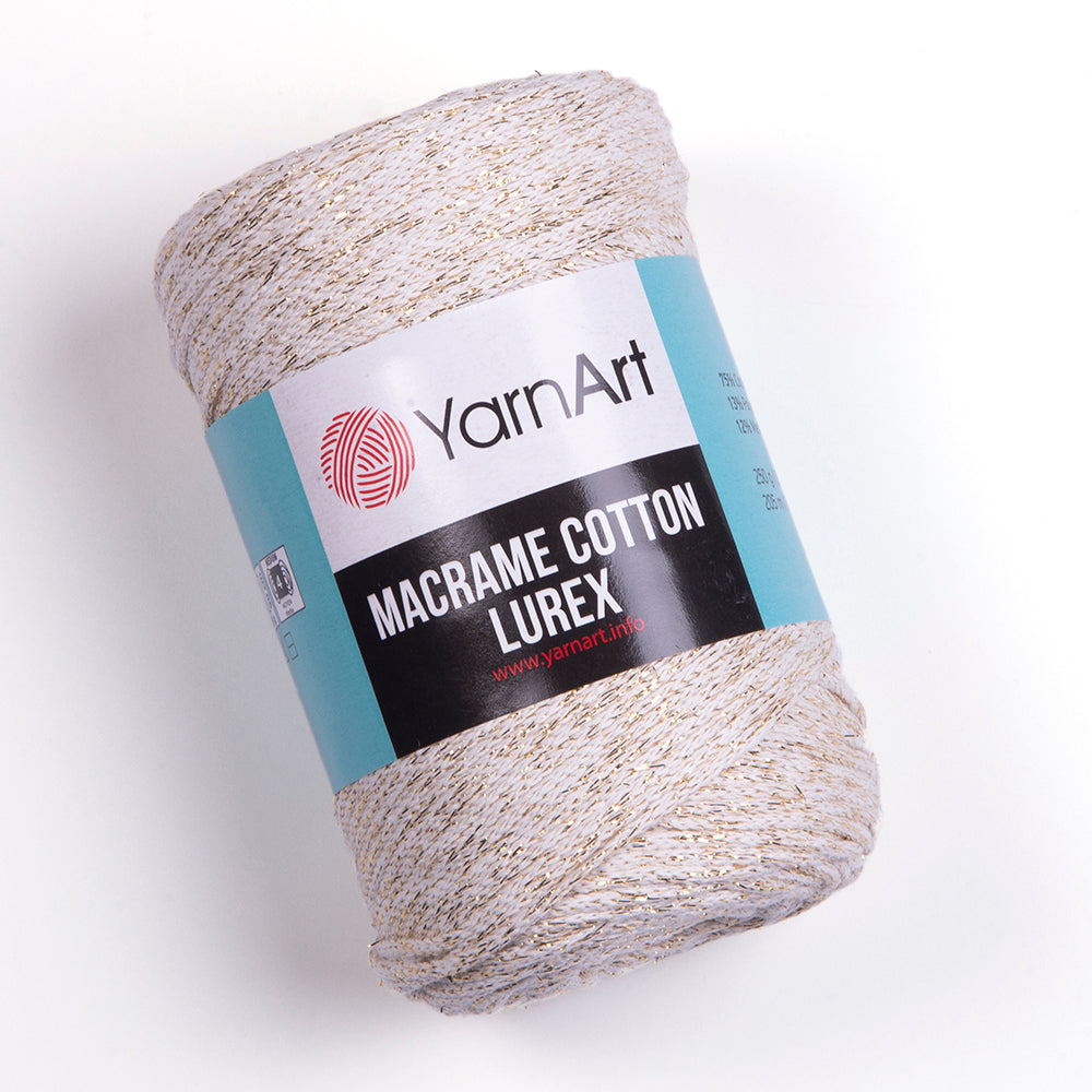 YarnArt Macrame Cotton Lurex 724 yarn by YarnPark