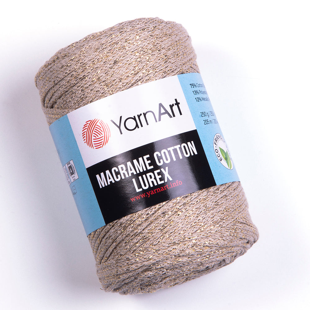 YarnArt Macrame Cotton Lurex 735 yarn by YarnPark