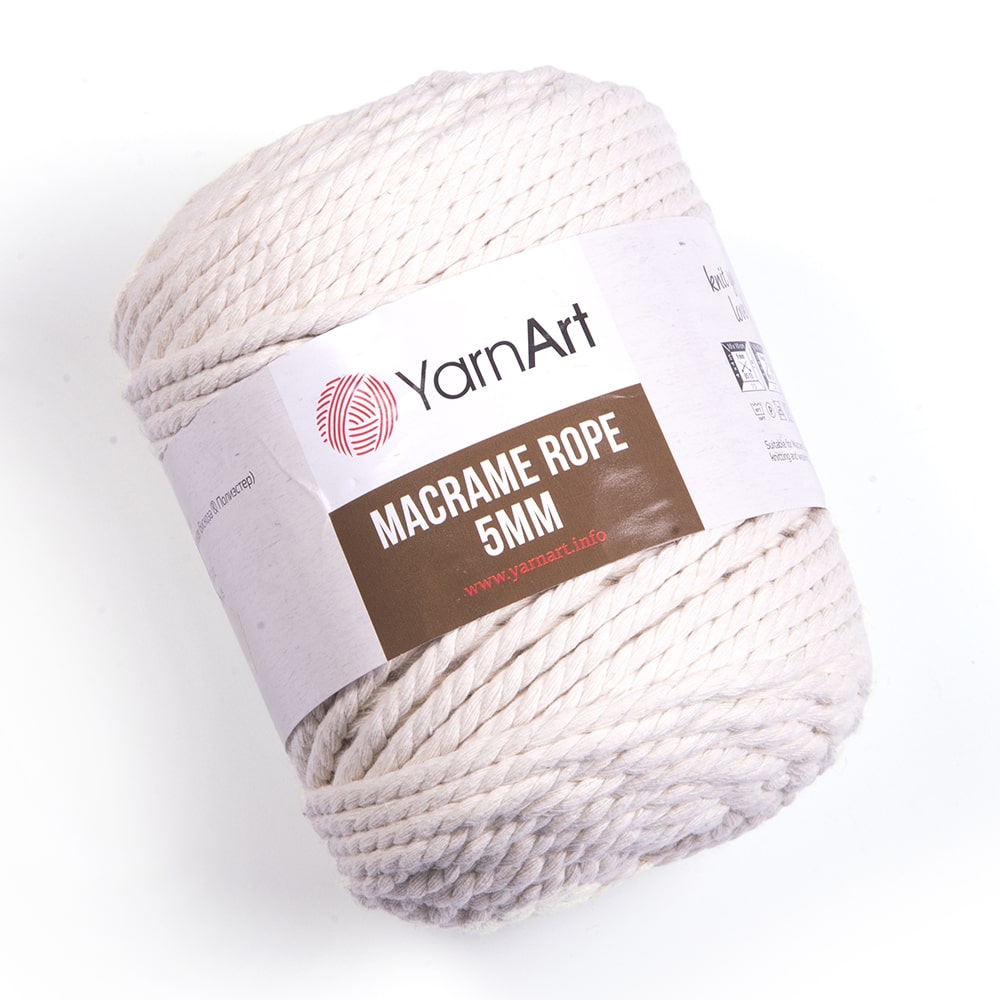 YarnArt Macrame Rope 5 MM - Strong & Versatile Cotton Blend