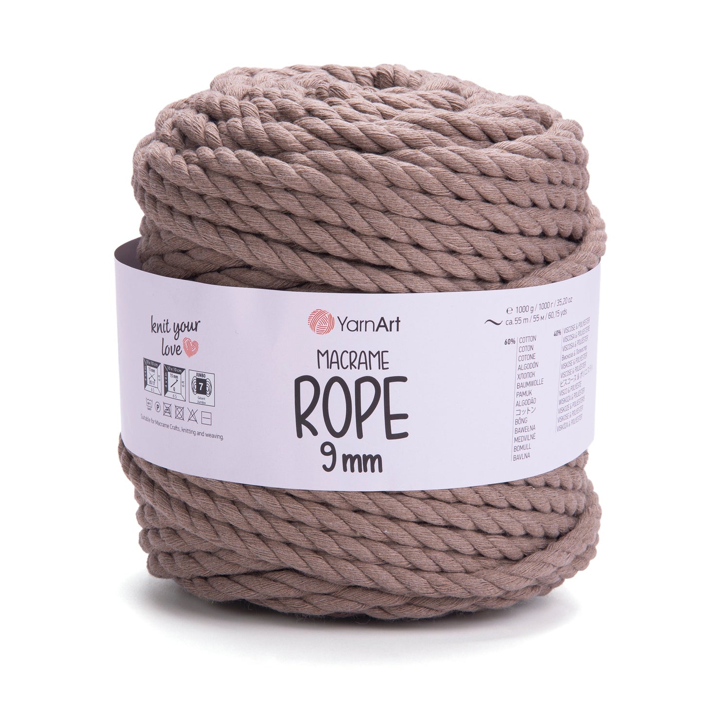 YarnArt Macrame Rope 9 mm 768 yarn by YarnPark