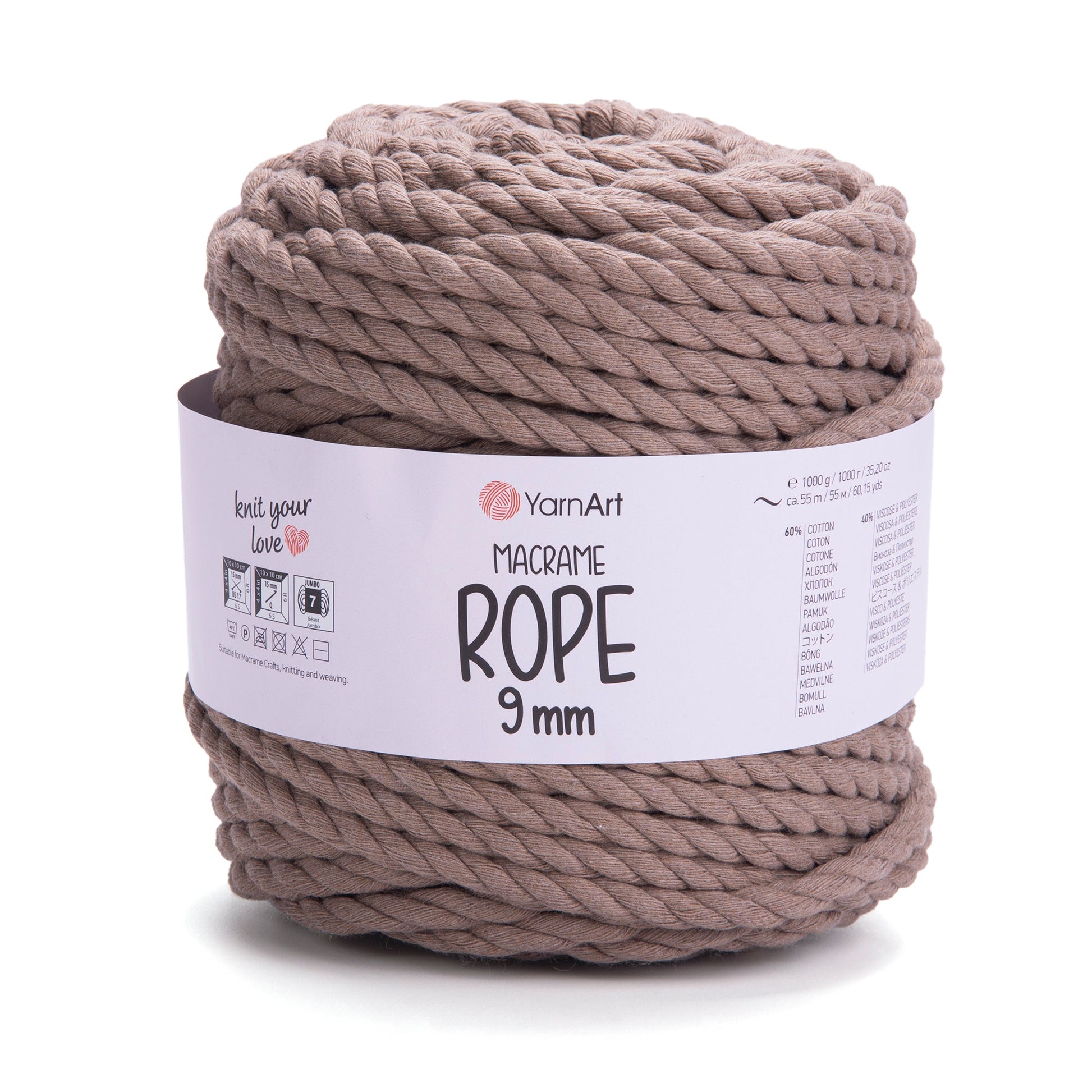 YarnArt Macrame Rope 9 mm 768 yarn by YarnPark