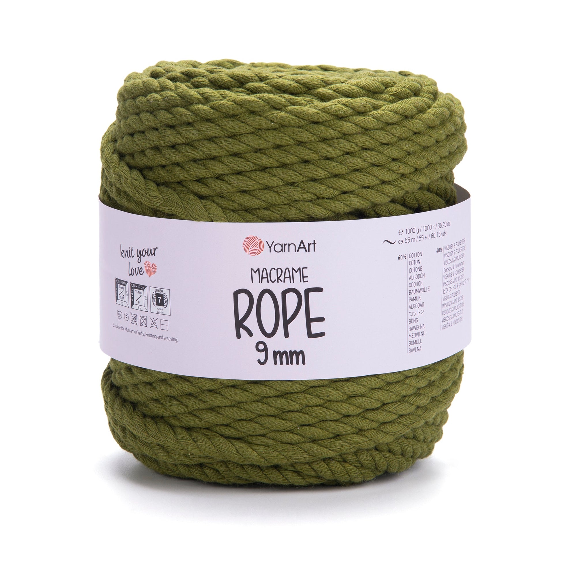 YarnArt Macrame Rope 9 mm 787 yarn by YarnPark