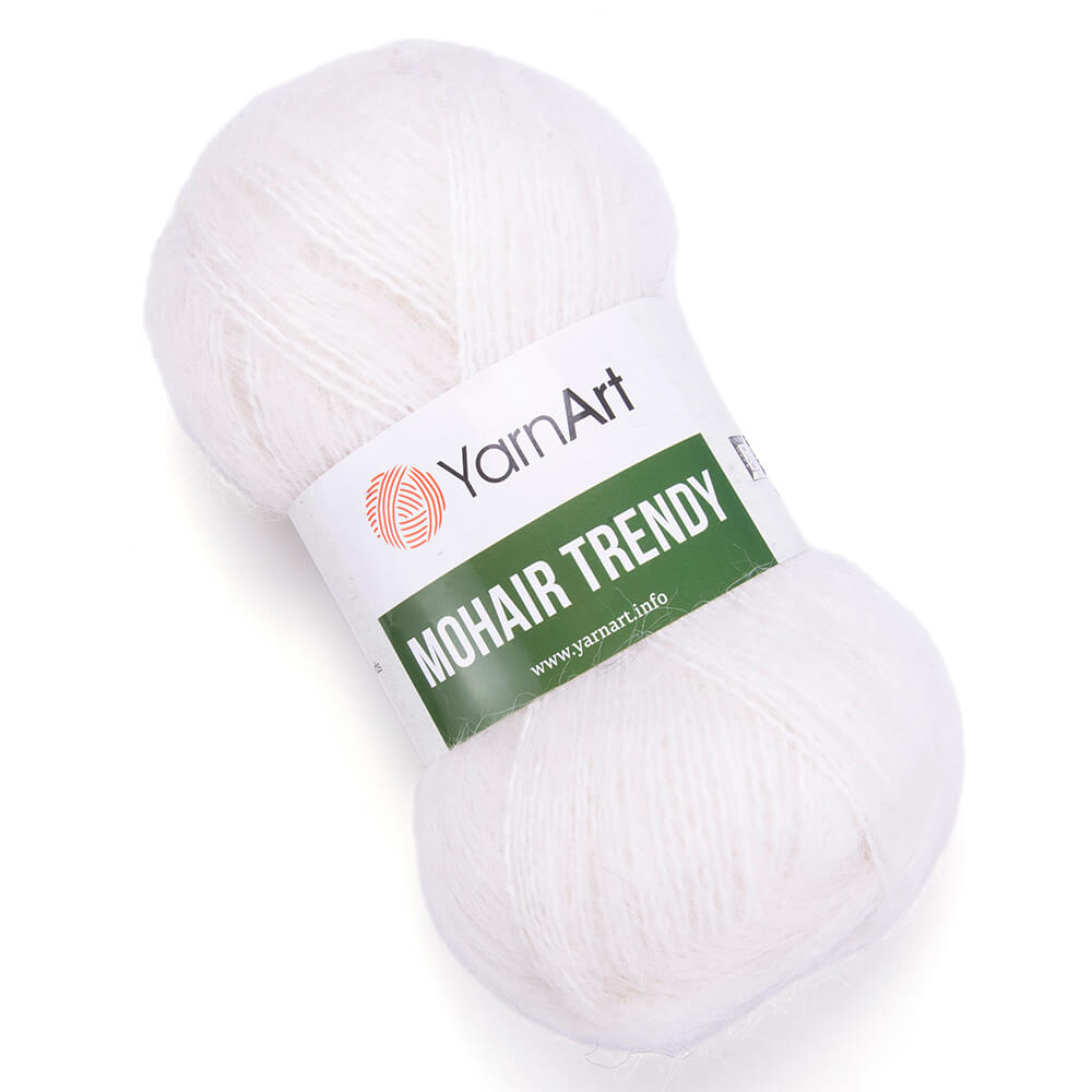 YarnArt Mohair Trendy 101 yarn by YarnPark