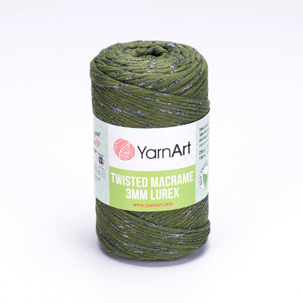 YarnArt Twisted Macrame 3 MM Lurex 787 yarn by YarnPark