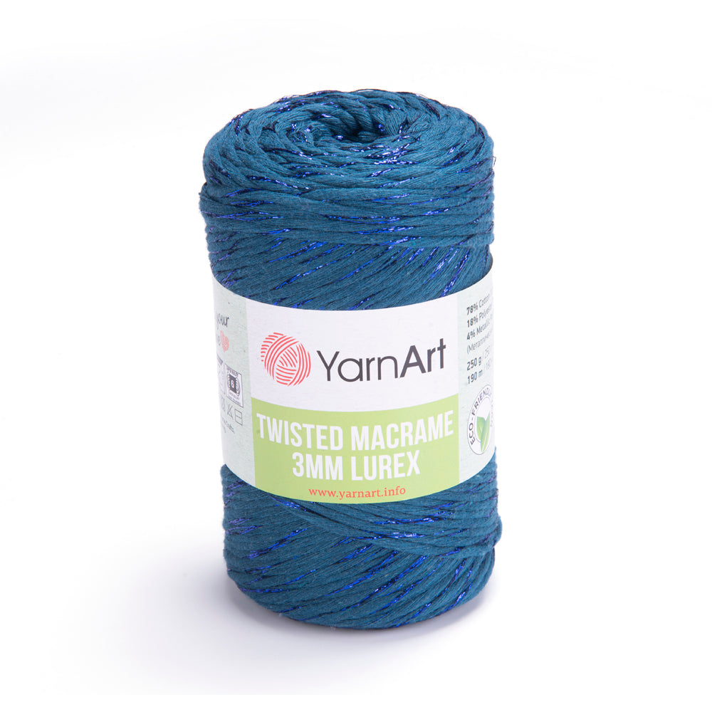 YarnArt Twisted Macrame 3 MM Lurex 789 yarn by YarnPark