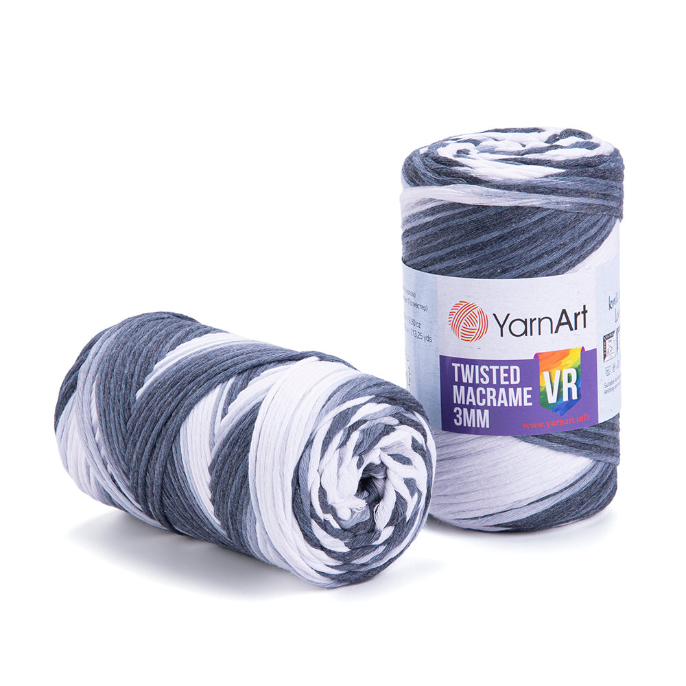 YarnArt Twisted Macrame 3mm VR 910 yarn by YarnPark