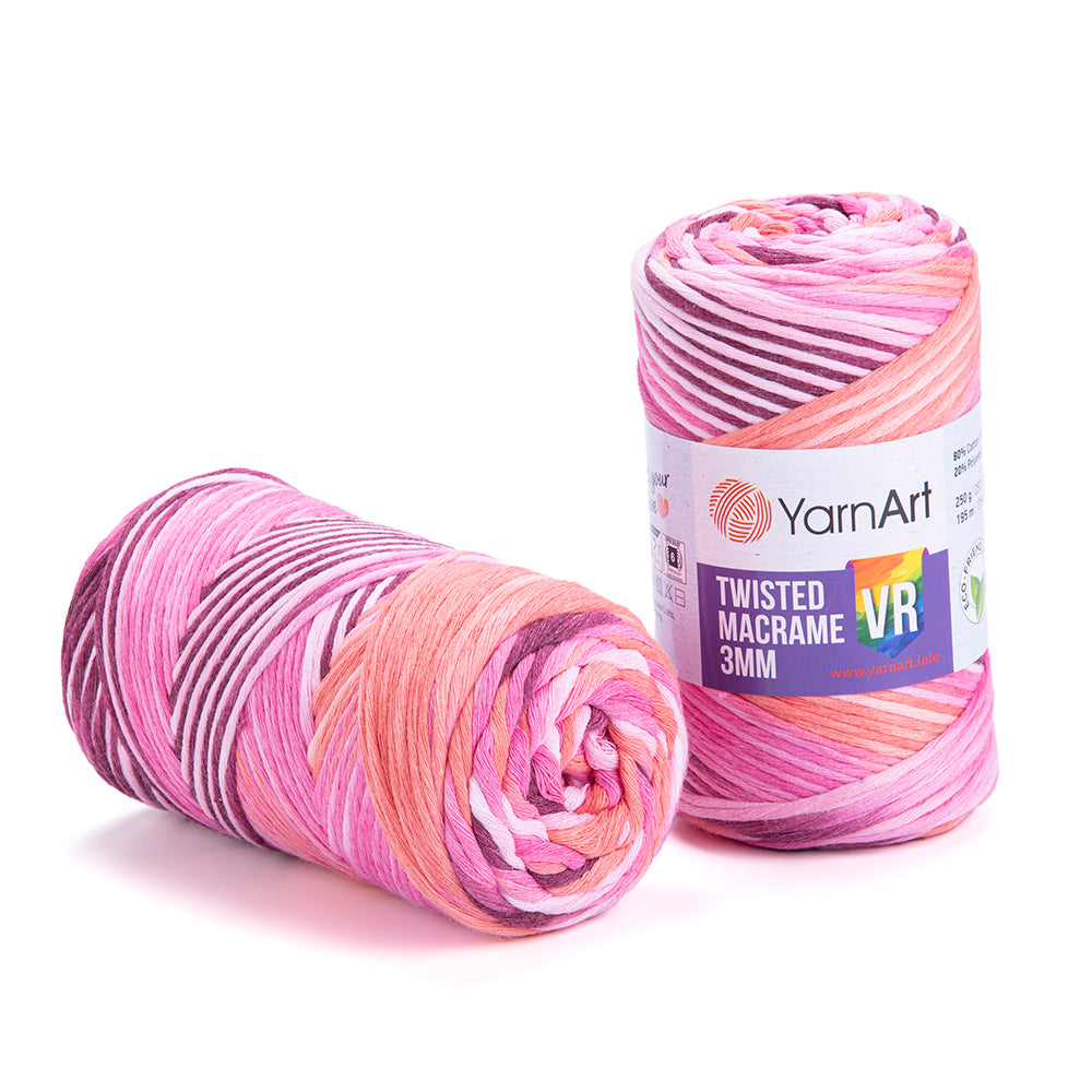 YarnArt Twisted Macrame 3mm VR 911 yarn by YarnPark