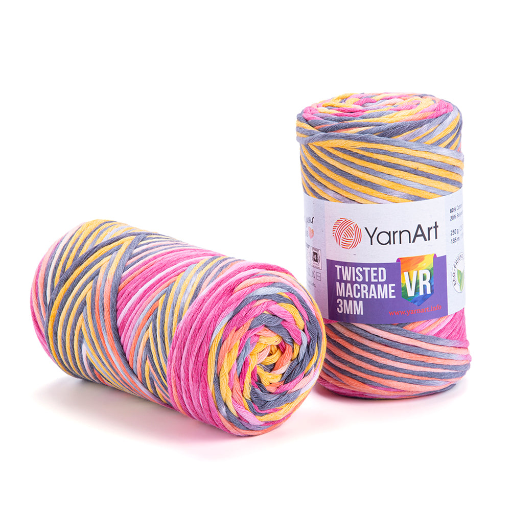 YarnArt Twisted Macrame 3mm VR 913 yarn by YarnPark