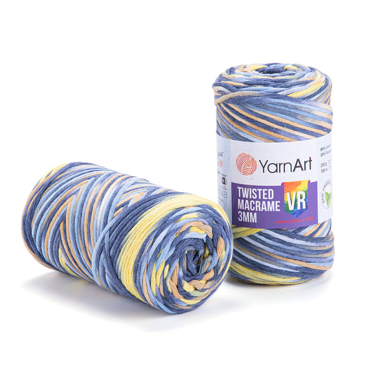 YarnArt Twisted Macrame 3mm VR 915 yarn by YarnPark