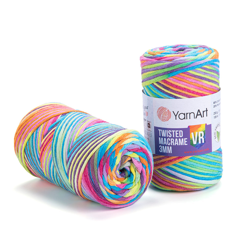 YarnArt Twisted Macrame 3mm VR 919 yarn by YarnPark