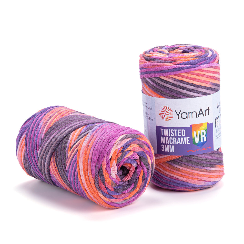 YarnArt Twisted Macrame 3mm VR 922 yarn by YarnPark