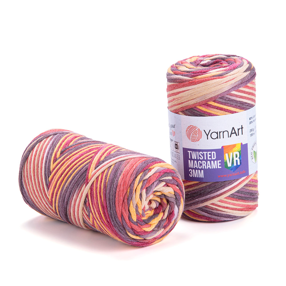 YarnArt Twisted Macrame 3mm VR 923 yarn by YarnPark