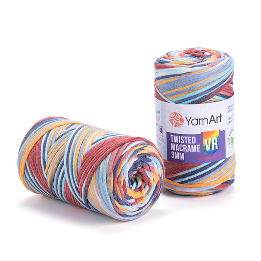 YarnArt Twisted Macrame 3mm VR 925 yarn by YarnPark