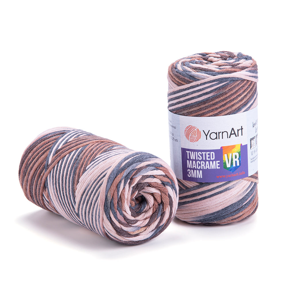 YarnArt Twisted Macrame 3mm VR 928 yarn by YarnPark