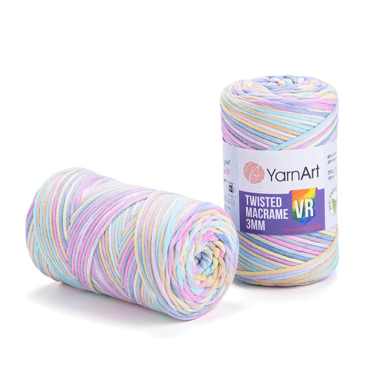 YarnArt Twisted Macrame 3mm VR 929 yarn by YarnPark