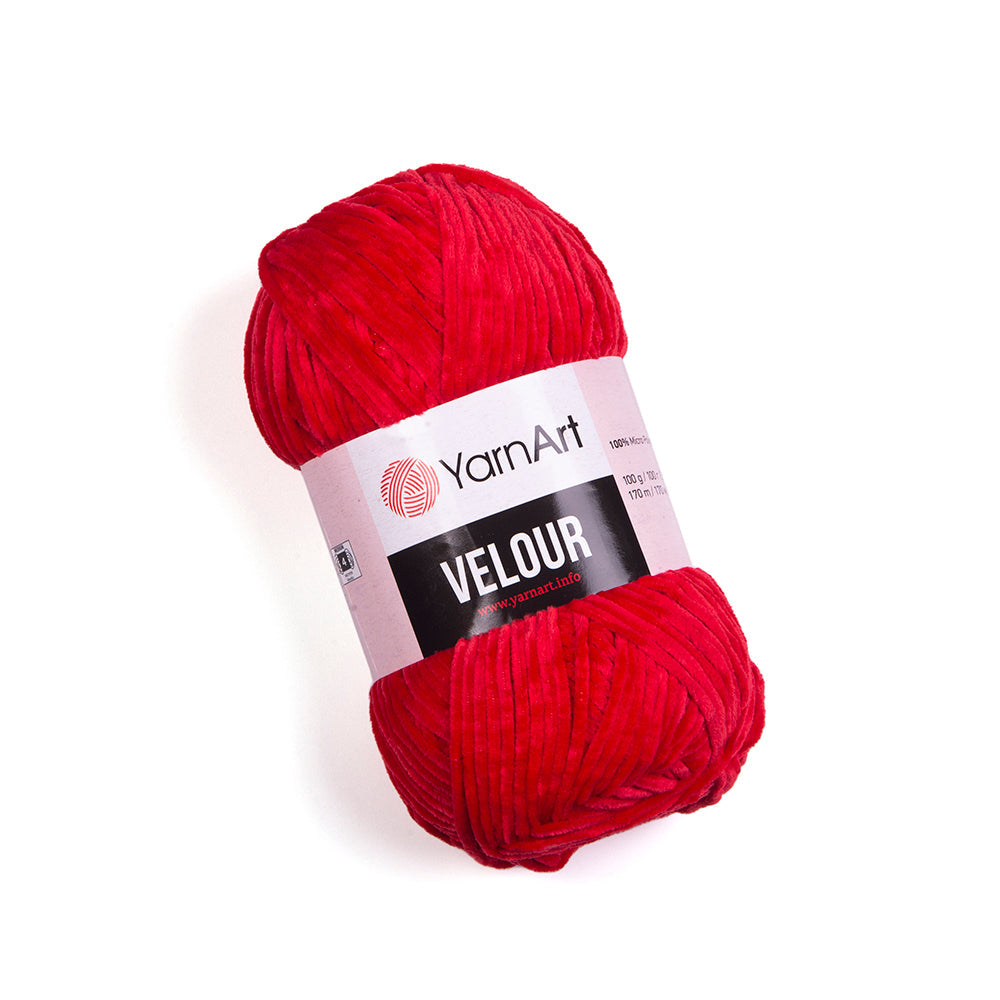 YarnArt Velour 846 Velvet Yarn for Cozy Clothing & Home Décor