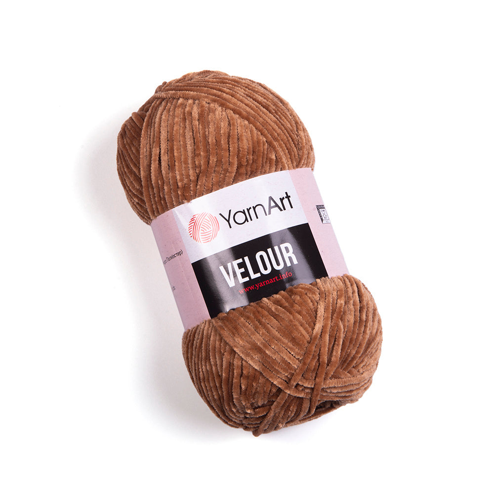 YarnArt Velour 849 Velvet Yarn for Cozy Clothing & Home Décor