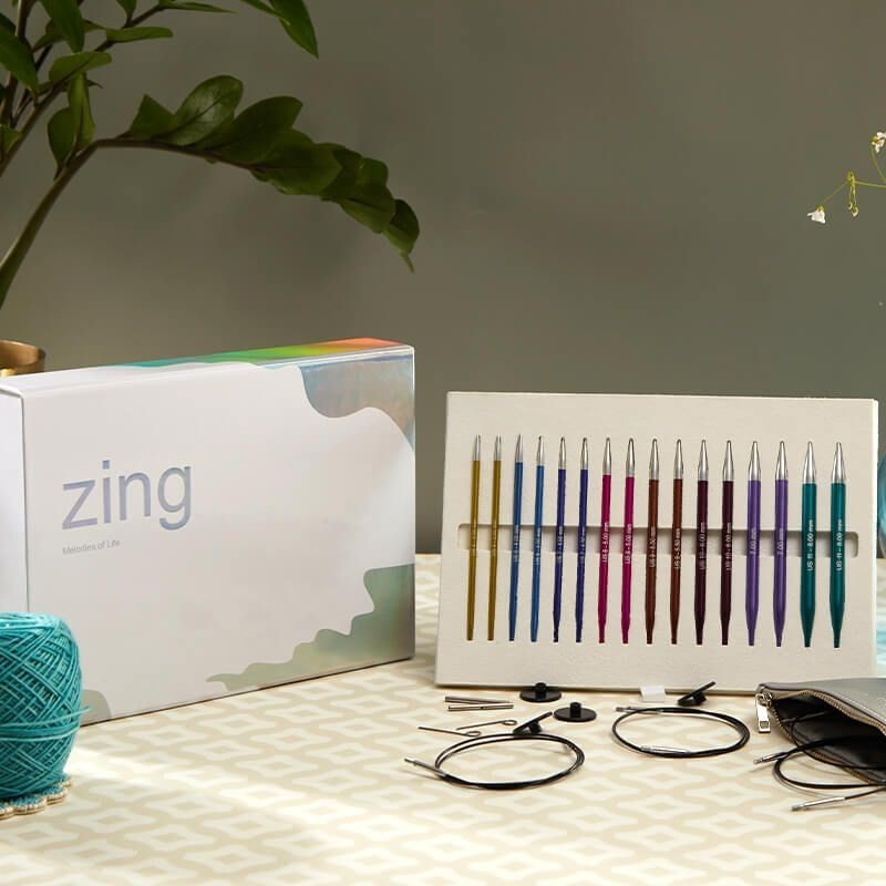 Zing Interchangeable Circular Needle Set (Melodies of Life) - (13 cm)