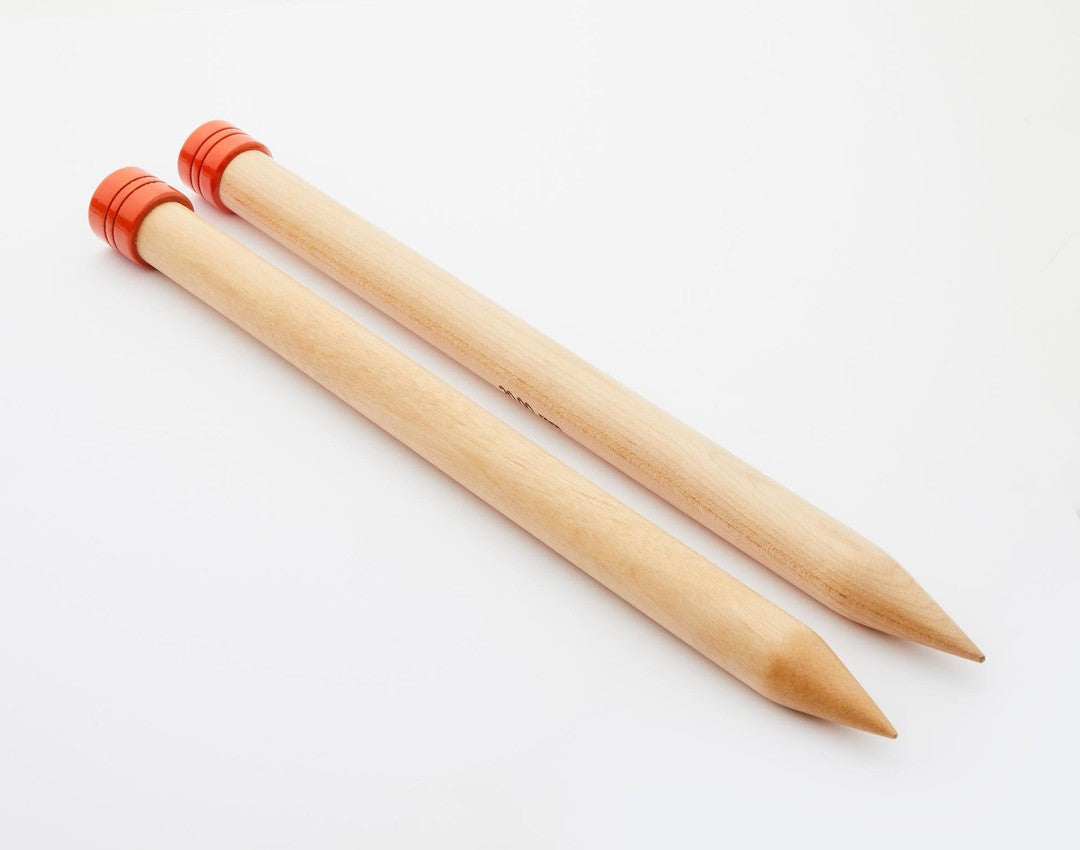 Jumbo Birch Knitting Needle (40 cm)