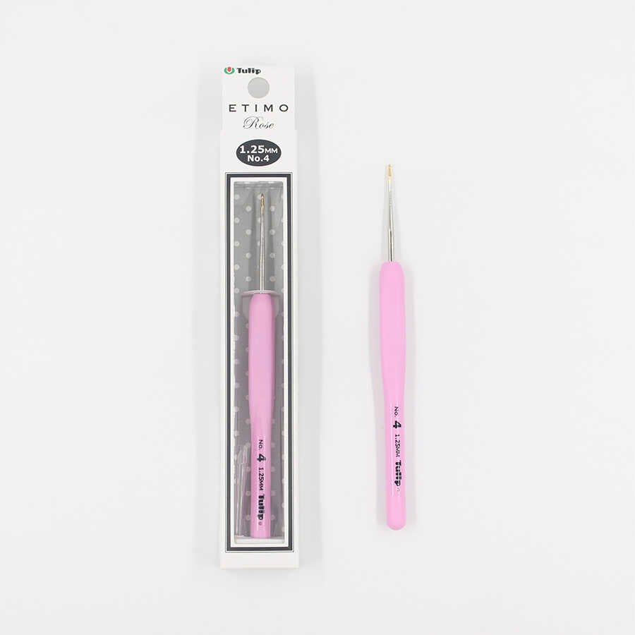 Tulip Etimo Rose Soft-Grip Crochet Hook – 1.25 mm