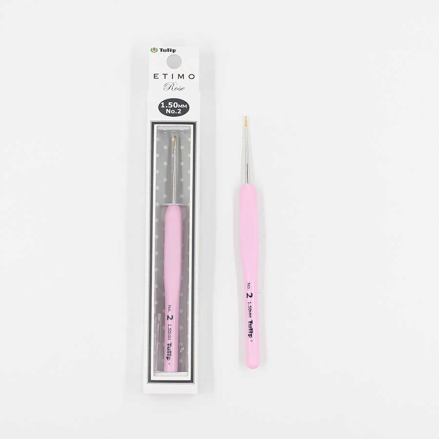 Tulip Etimo Rose Soft-Grip Crochet Hook – 1.50 mm